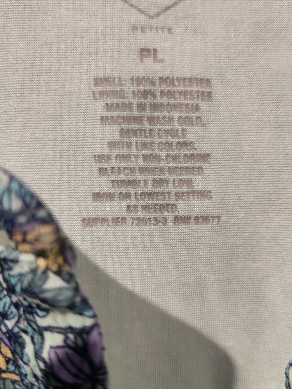 St Johns Bay Petite Large Floral Cottagecore Blouse Boho Spring Top - Picture 8 of 11